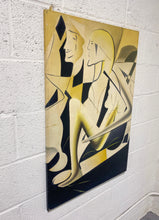 Load image into Gallery viewer, Yellow Figures Abstract Art
