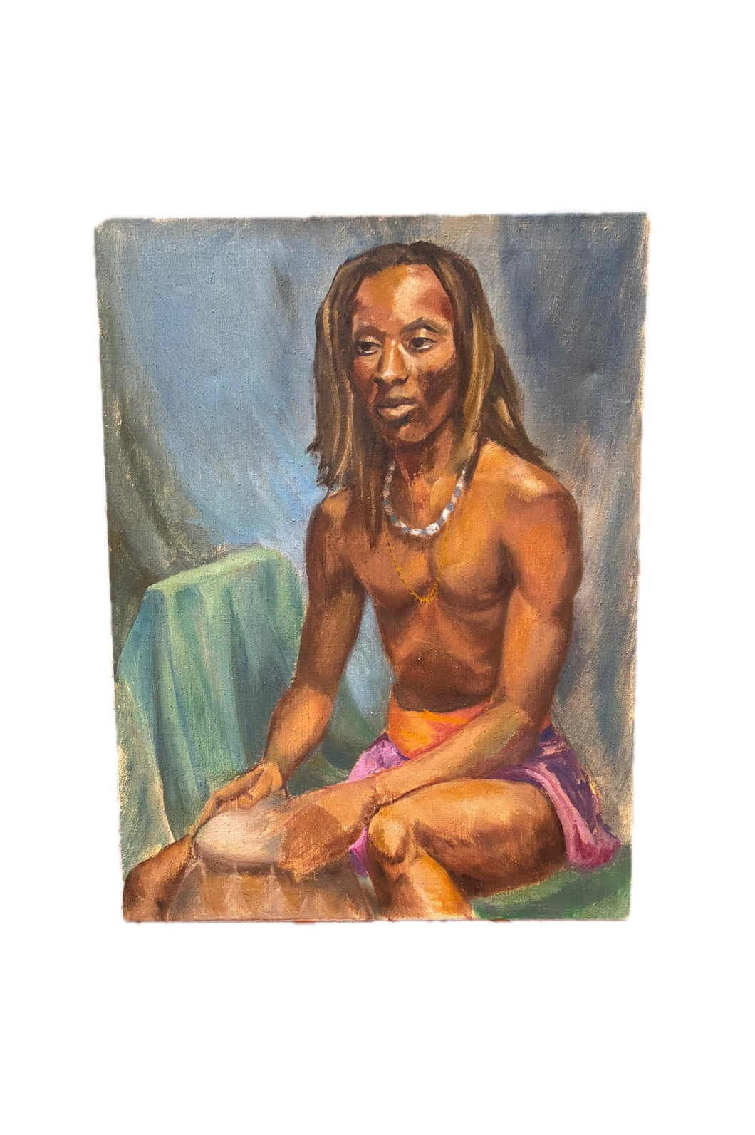 Tribal Man, Painting