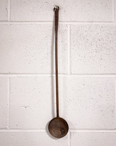 Antique Long Handled Cast Iron Spoon