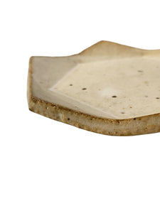 Cream Glazed Hex Catchall