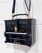 Load image into Gallery viewer, Black Upright Piano Purse
