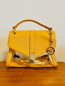 Guess See through Yellow and Gold Purse