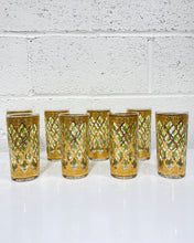 Load image into Gallery viewer, Culver 22k Valencia Glasses - Set of 8
