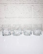 Load image into Gallery viewer, Set of 4 Dimpled Rock Glasses
