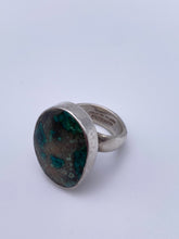 Load image into Gallery viewer, Charles Albert Sterling Ring with Turquoise Stone
