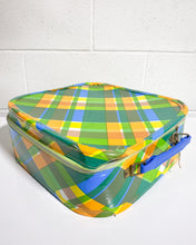 Load image into Gallery viewer, Vintage Plaid Small Luggage Bag
