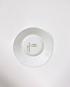 Mini Porcelain Floral Plate - Made in France