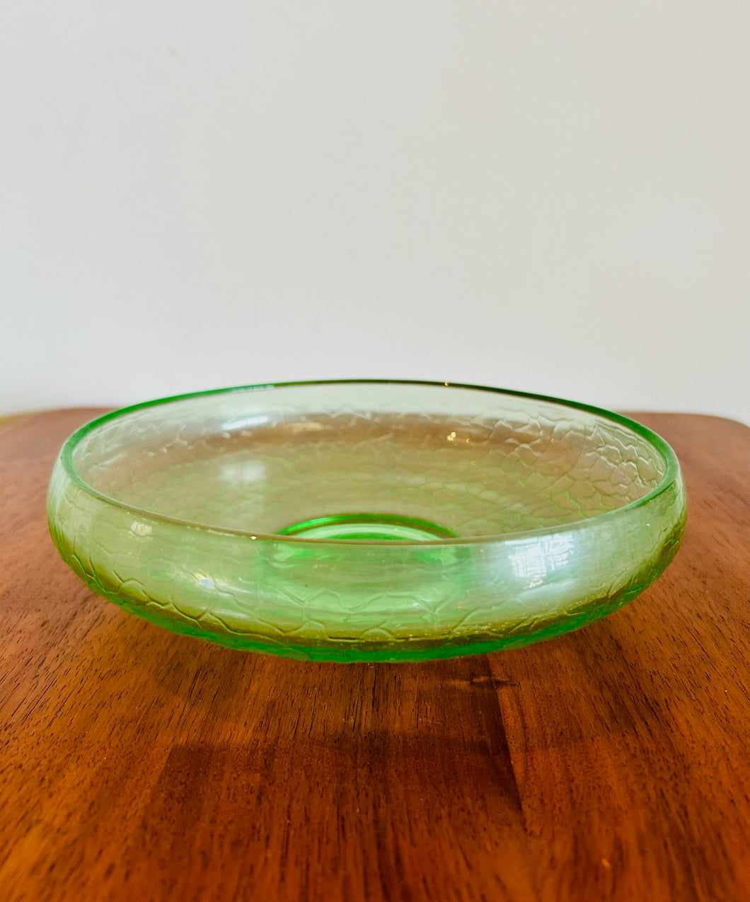 Green Glass Apothecary Dish