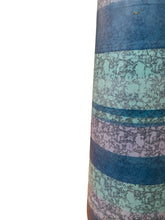 Load image into Gallery viewer, Midcentury Modern Blue Stripped vase
