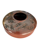 Load image into Gallery viewer, Red Oxide Floating Modernist vase
