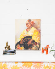 Load image into Gallery viewer, Woman Sitting Oil Painting
