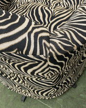 Load image into Gallery viewer, Zebra Print Post Modern Vintage Club Chair
