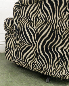 Zebra Print Post Modern Vintage Club Chair