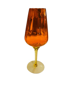 Orange and Yellow Empoli Glass