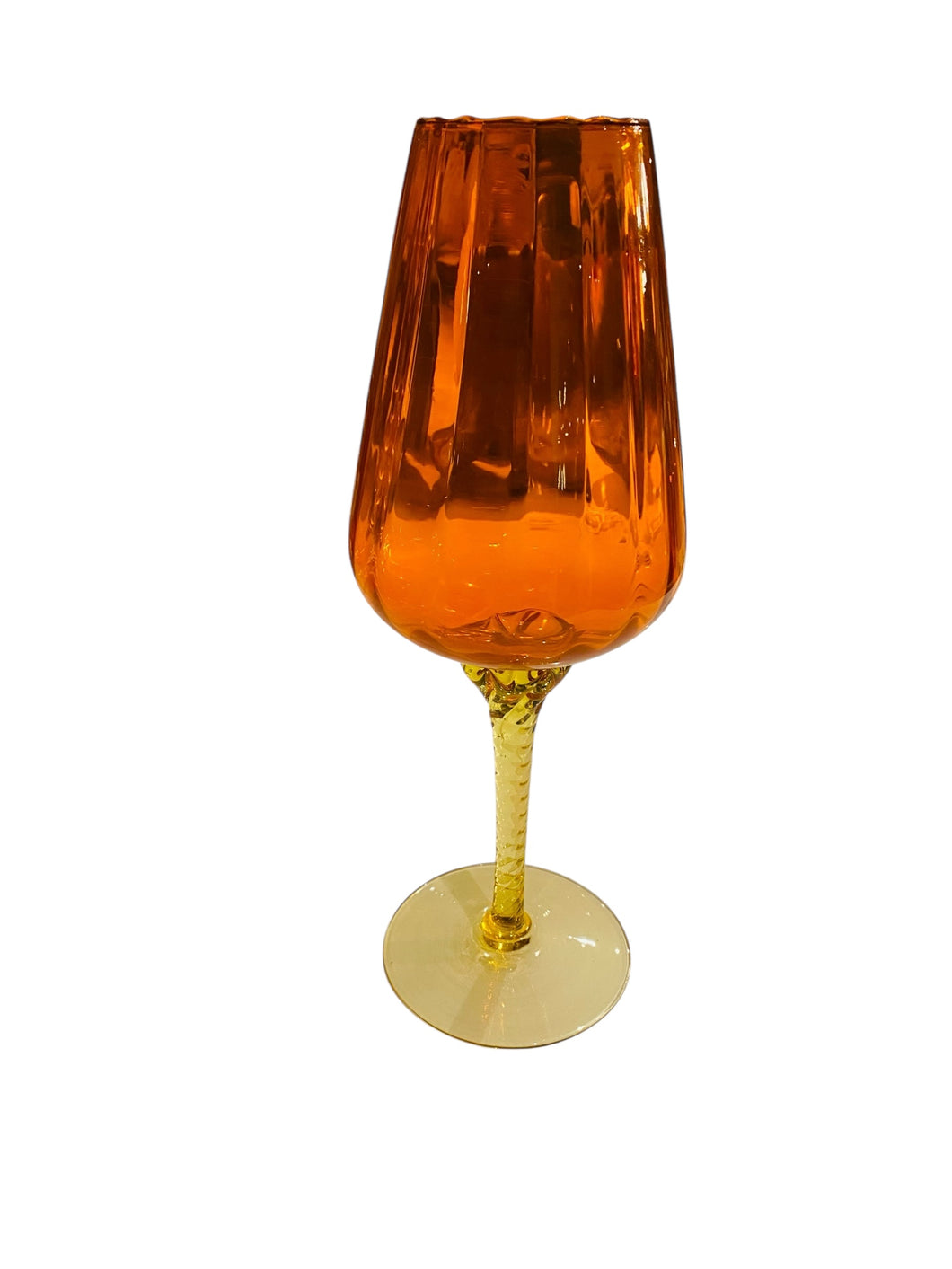 Orange and Yellow Empoli Glass