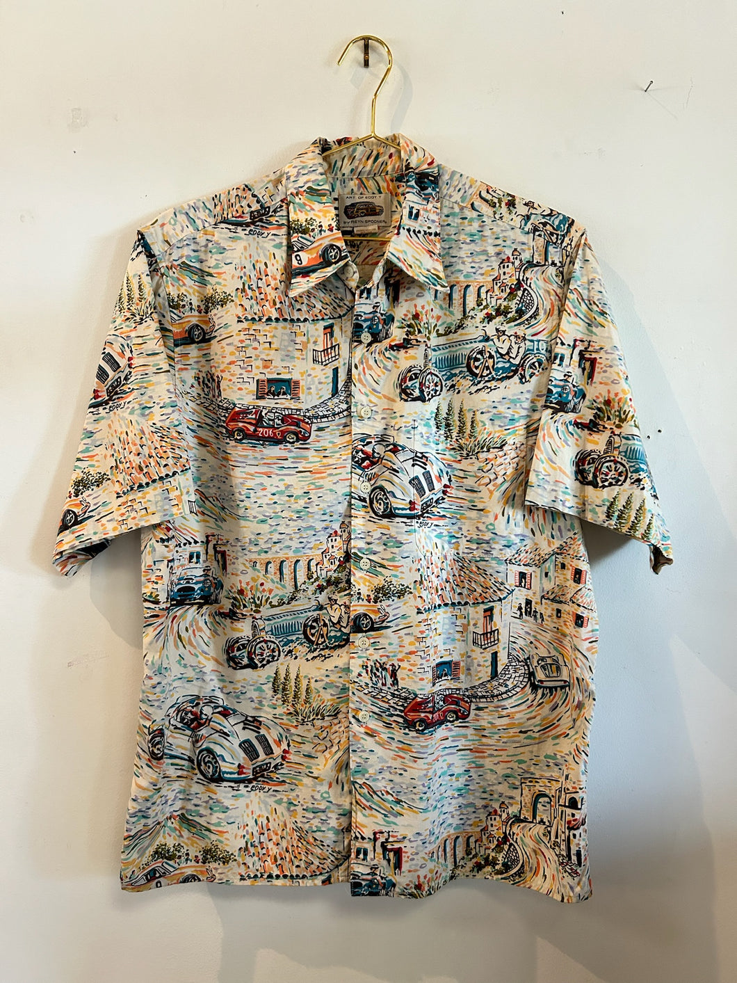 Reyn Spooner Car Art Shirt