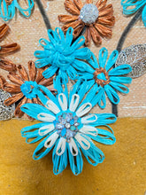 Load image into Gallery viewer, Assemblage Still Life of Blue Flowers
