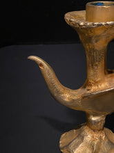 Load image into Gallery viewer, Pierre Casenove Bronze  Gold Gilded Candle Holder
