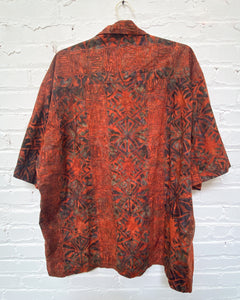 Rust Colored Hawaiian Shirt (4X)