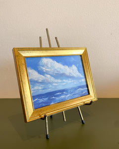 Framed Small Ocean Painting