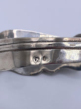 Load image into Gallery viewer, Stunning Modernist Sterling Cuff with Abalone and Pearl Accents
