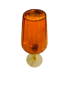 Orange and Yellow Empoli Glass