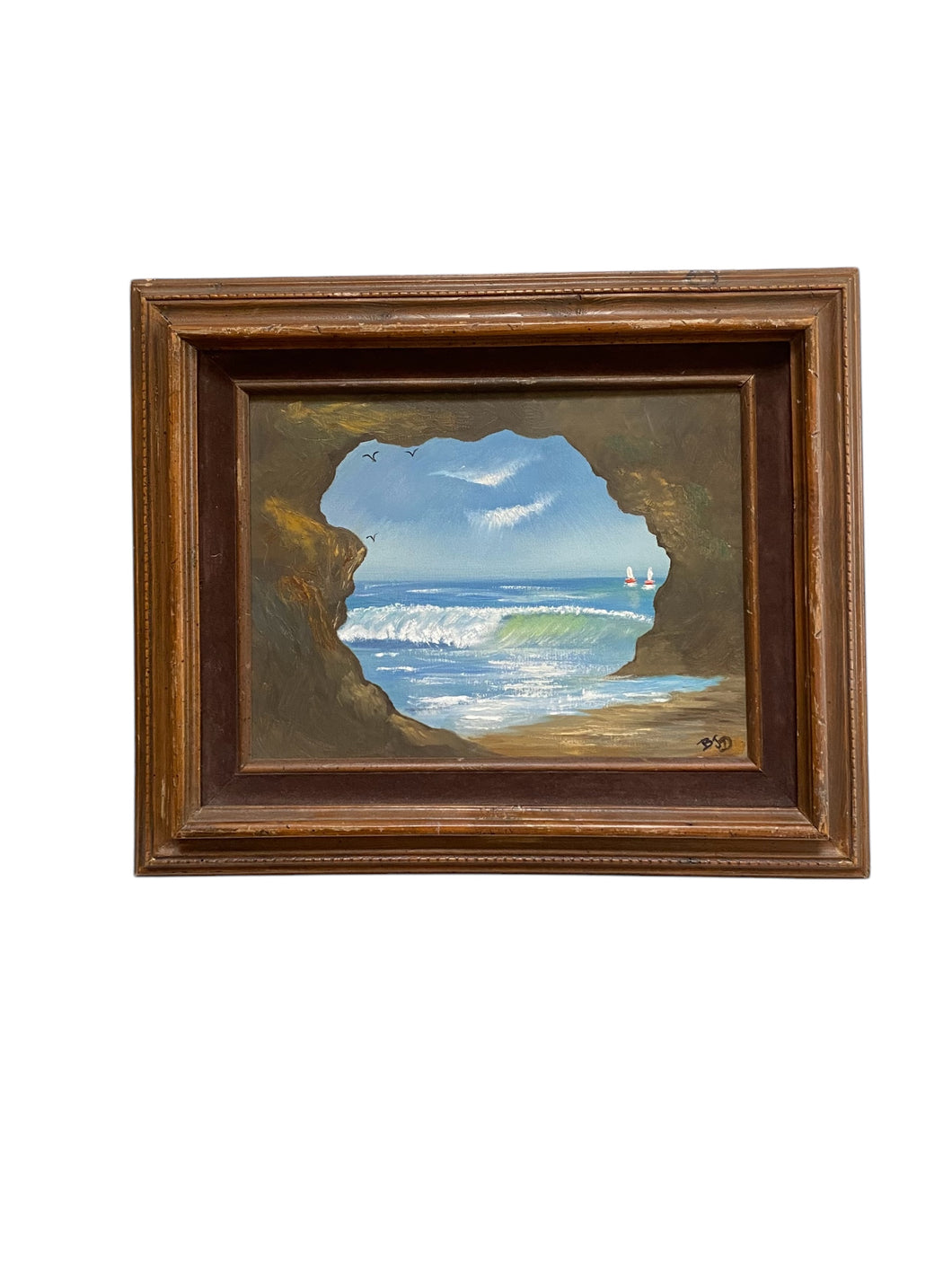 Ocean Cave Painting