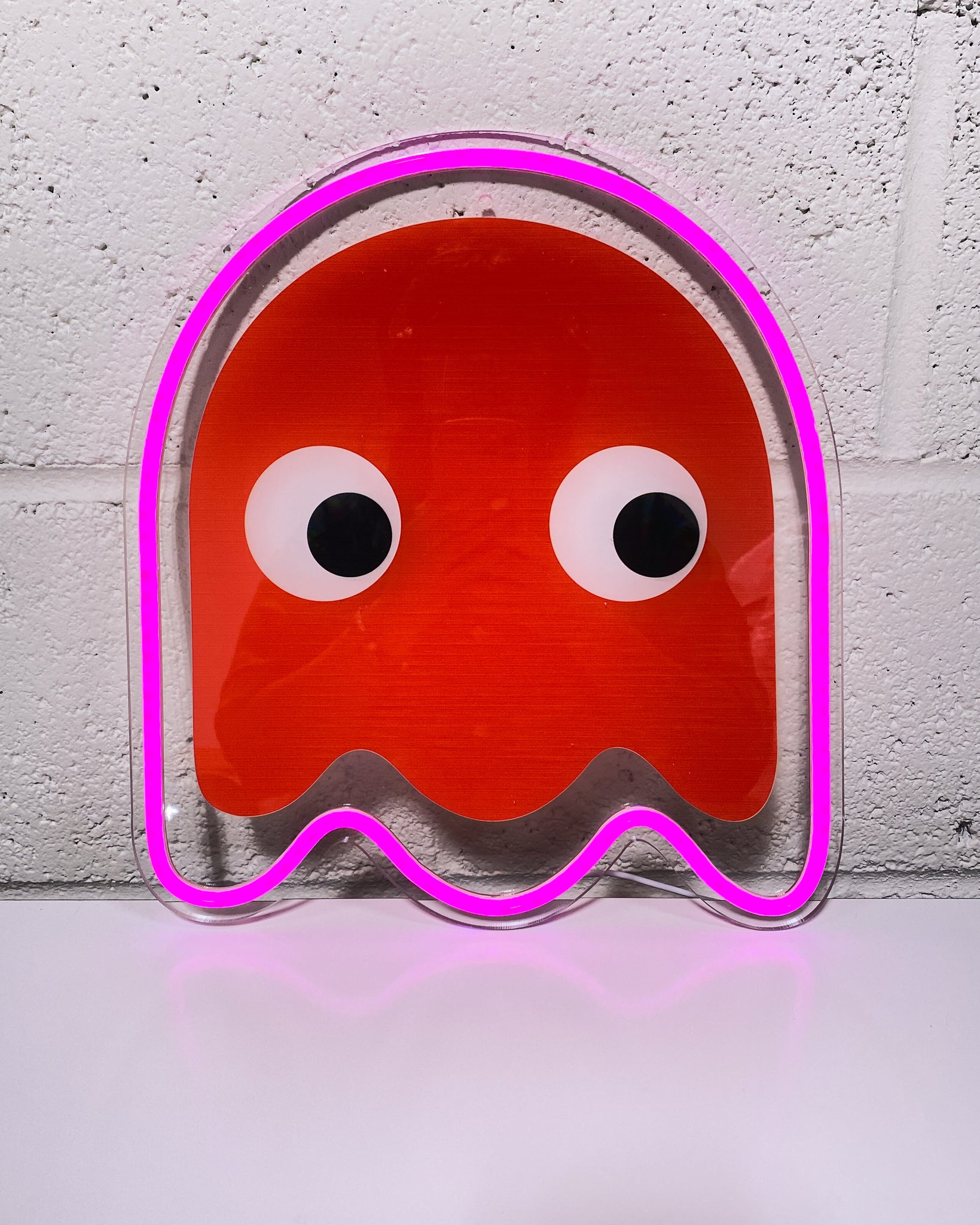 Pac Man Red Ghost LED Sign – Sunbeam Vintage