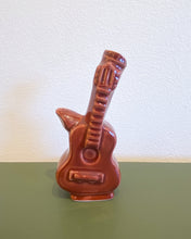 Load image into Gallery viewer, Ceramic Red Guitar Bud Vase
