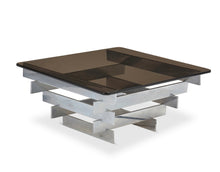 Load image into Gallery viewer, Tavolo Scultura Chrome Vintage Coffee Table
