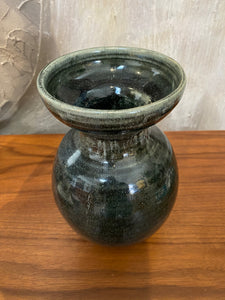 Seafoam teal Glaze Pottery Vase