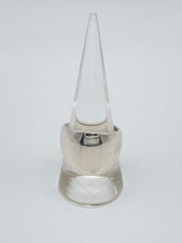 Load image into Gallery viewer, Wide Modernist Sterling Ring
