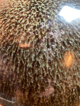 Load image into Gallery viewer, Mossy Green Glaze Spherical Studio Pottery
