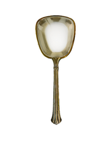 Antique Floral Hand Held Mirror