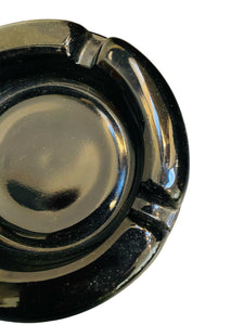 Vintage Onyx Glass Ashtray