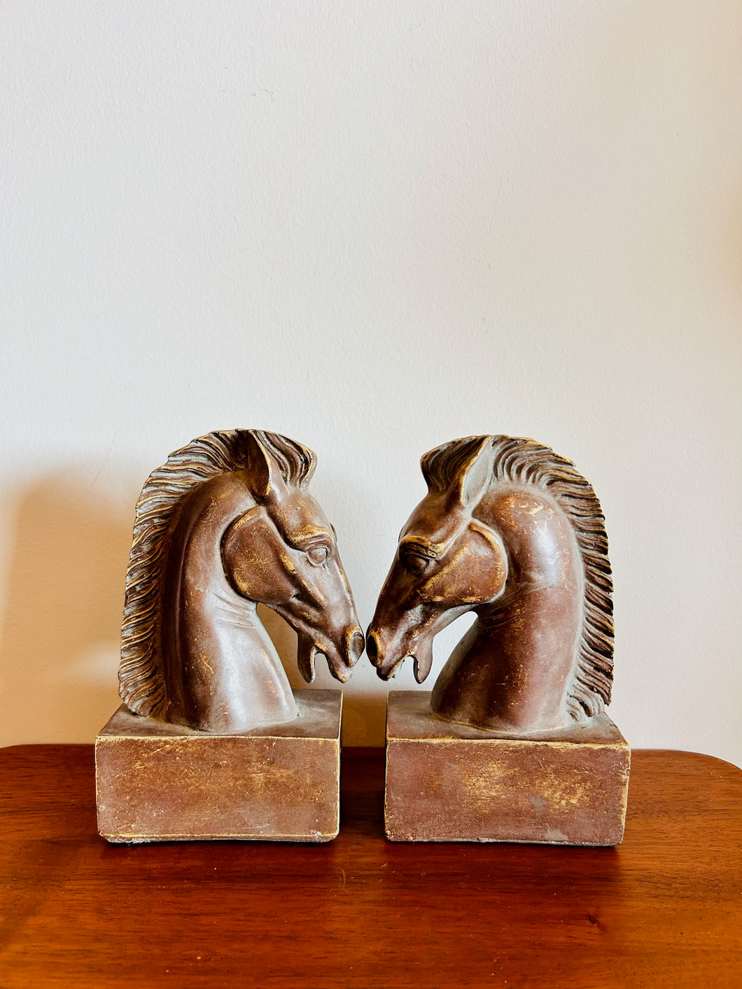 Majestic Horse Head Bookends