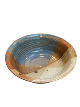 Load image into Gallery viewer, Multi-colored Glaze with Earthy tones, Including shades of Brown, White, and a Bluish-green.
