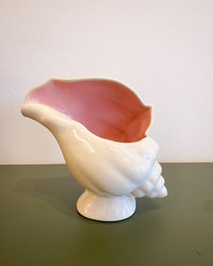Catalina Pink and White Conch Vase