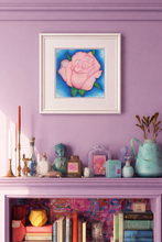 Load image into Gallery viewer, Blush in Bloom Painting Signed Framed
