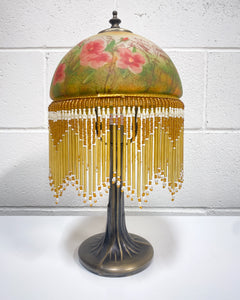 Beaded Art Deco Style Lamp