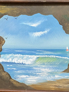 Ocean Cave Painting