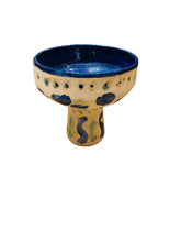 Load image into Gallery viewer, Whimsy Cobalt Blue Glaze Compote
