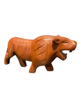 Load image into Gallery viewer, Carved Teak Wood Lion
