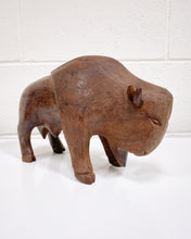 Load image into Gallery viewer, Large Carved Ironwood Buffalo
