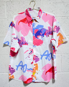 Dino Color Splash Button Up (XL)