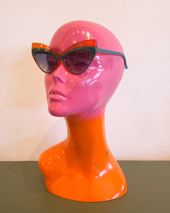 Green and Orange Cat Eye Sunnies