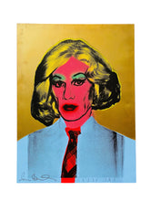 Load image into Gallery viewer, Original Screen Print Study of Portrait of AndyWarhol

