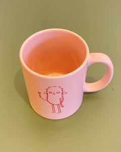 Pink Friendship Flower Mug