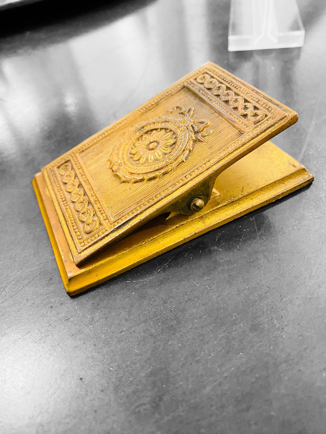 Antique Brass Paper Holder