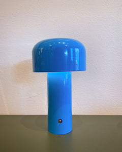 Blue Mushroom LED Lamp